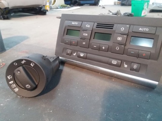 Restauro Módulo A/C e Módulo de Luzes de Audi A4.